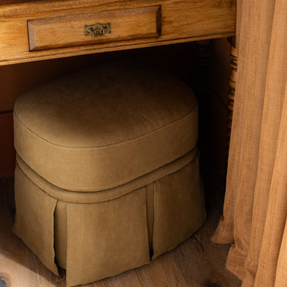 Nora Ottoman Small Caramel