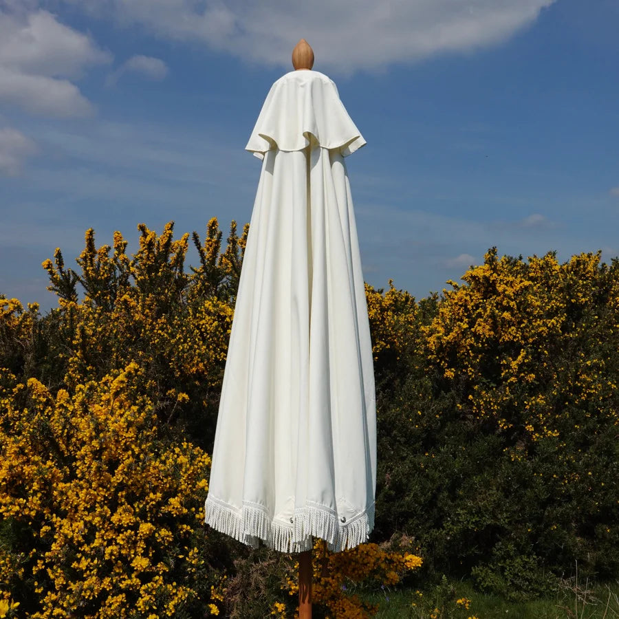 Lampshade Parasol in Double Cream