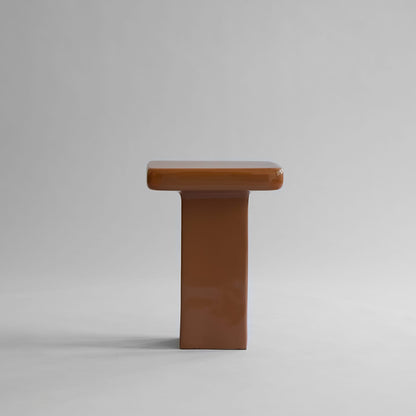 Clay Coffee Table - Tall - High Gloss Almond